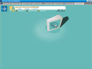 screenshot of Interactive educational multimedia journal